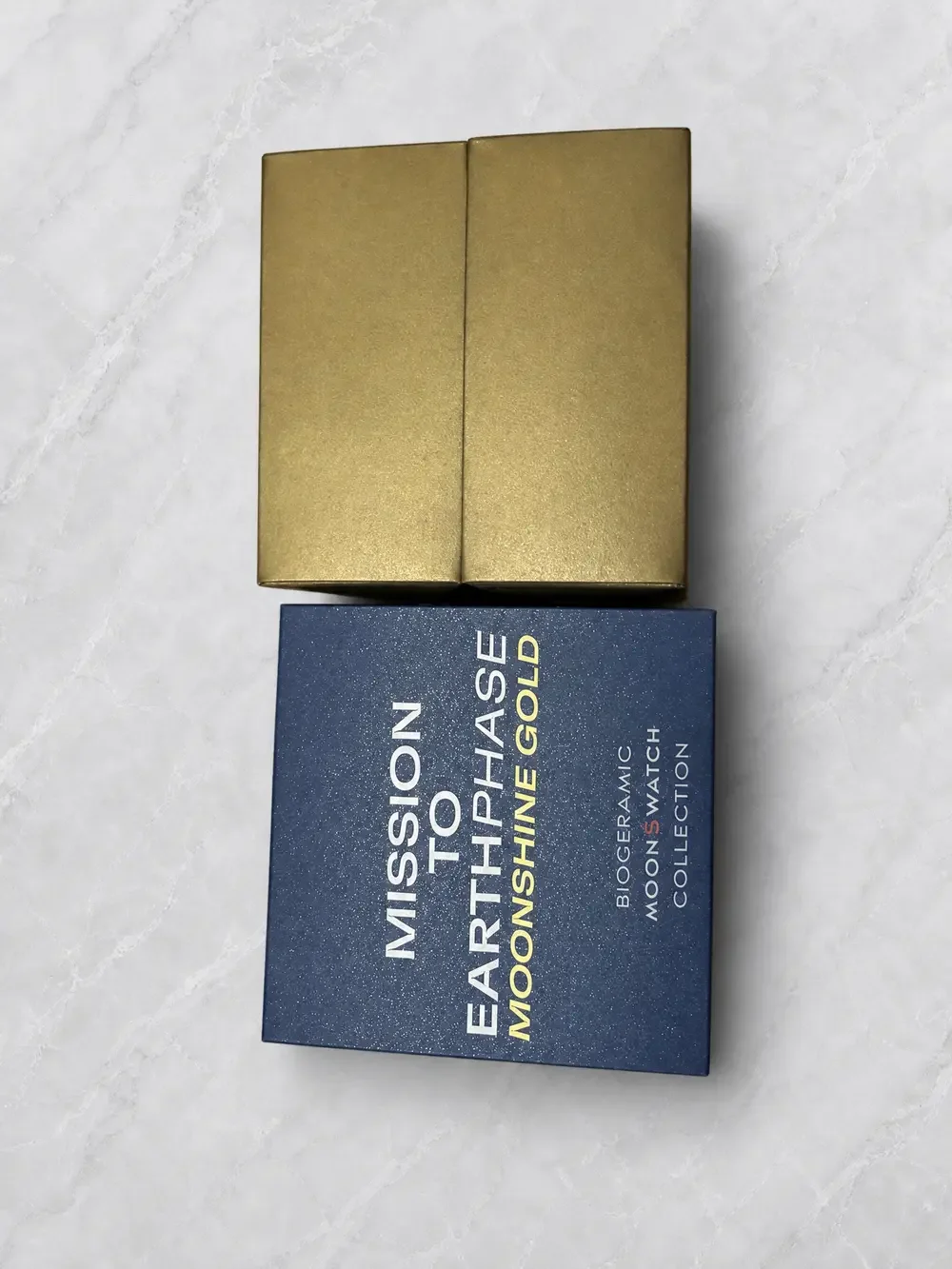 OMEGA x Swatch Mission to Earthphase Moonshine Gold Snoopy Blue